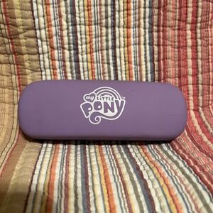 My Little Pony Eyeglass Case‎ Purple Hard Shell 2016 Kids Glasses Holder
